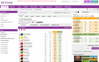 Betdaq Screenshot