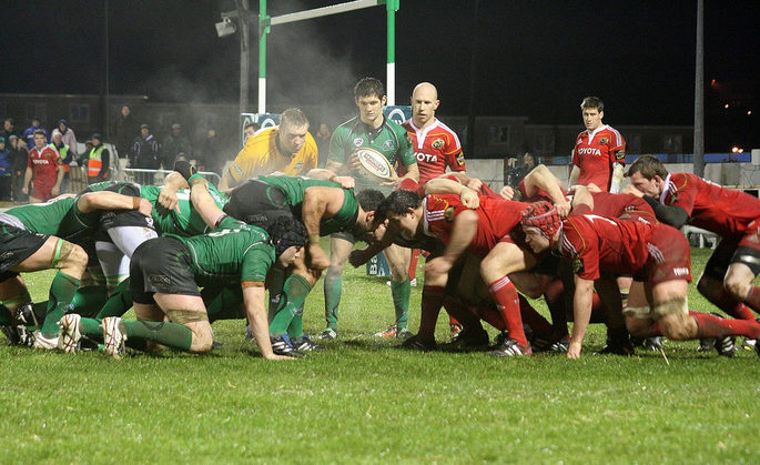 Pro14 Rugby Match Between Connacht and Munster