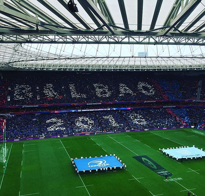 Crowd in Stadium Durin 2018 European Champions Cup Final Rugby Match