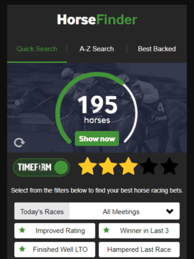 Betway Horse Finder