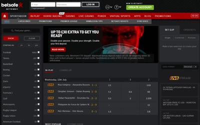 Betsafe Screenshot