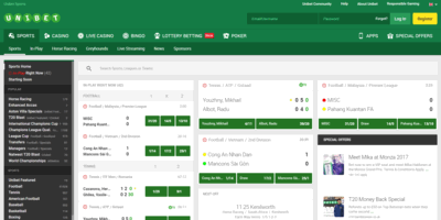 Unibet Screenshot