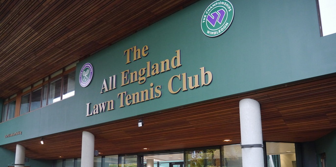 All England Tennis Club Entrance