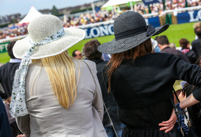 Ladies in Hats at the Races