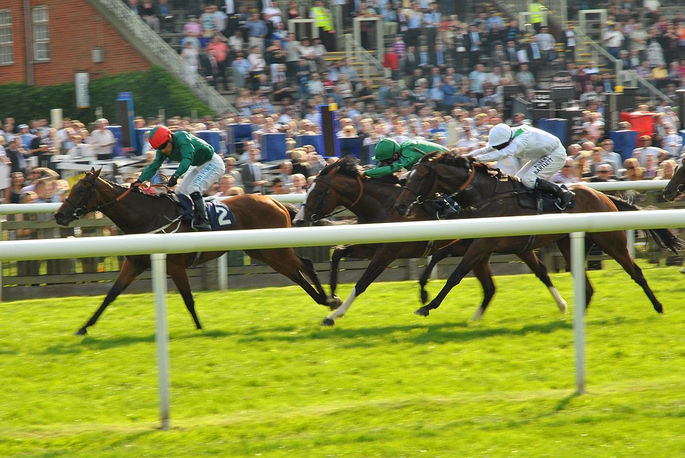 Newmarket July Course Race Finish