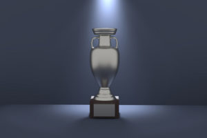 3D European Championship Style Trophy