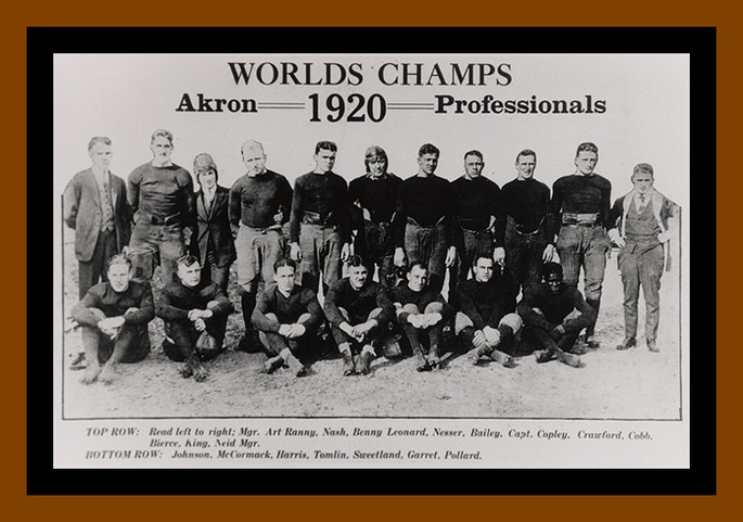 Akron Professionals in 1920