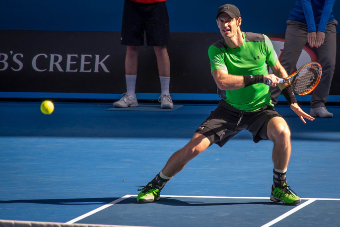 Andy Murray at the Australian Open