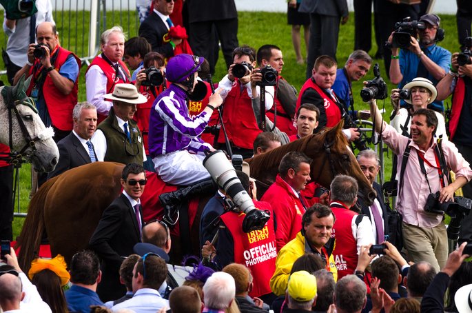 Australia at the Curragh After Winning the 2014 Irish Derby