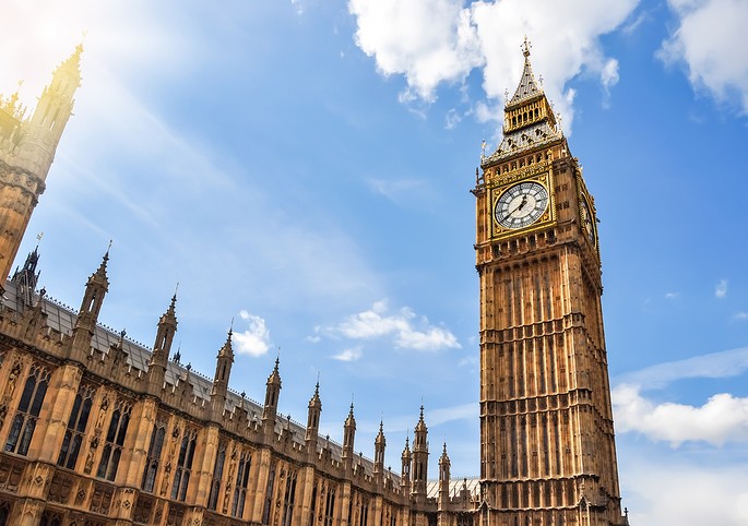 Big Ben at Westminster Palace