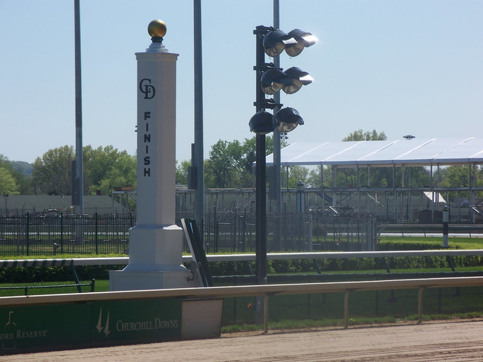 Churchill Downs Finish Line