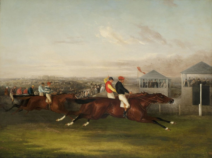 Lord Lyon Winning the Derby in 1866