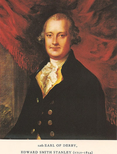 The 12th Earl of Derby Edward Smith Stanley