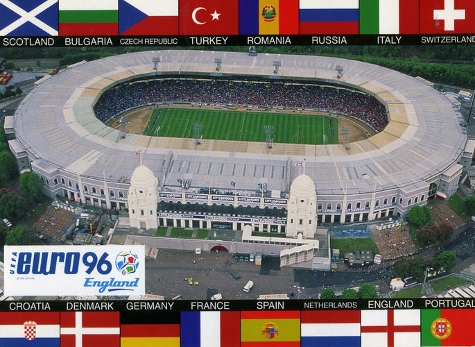 Euro 96 Postcard