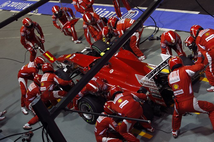 Ferrari Pit Crew