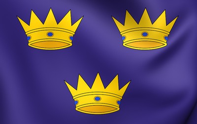 Flag of Munster in Ireland