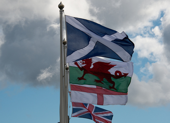 Flags of the UK Nations