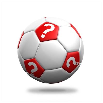 Football with Question Mark Panels