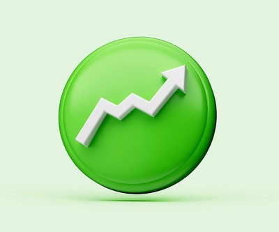 Green Growth Rate Icon