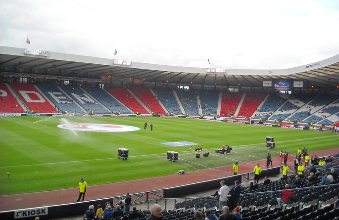 Hampden Park in Glasgow