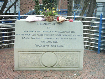 Hillsborough Memorial in Sheffield
