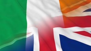 Ireland and UK Merged Flags