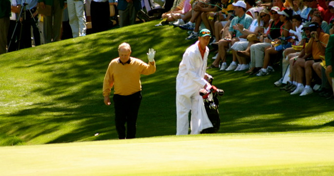 Jack Nicklaus on Golf Course