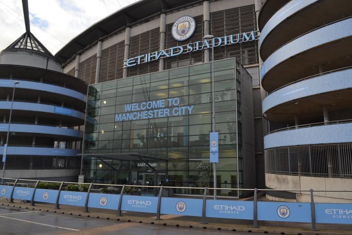 Manchester City Etihad Stadium East Stand Entrance