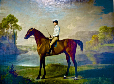 Painting of the Marquess of Rockingham on Horseback