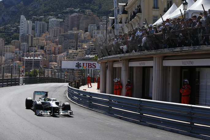 Nico Rosberg at the Monaco Grand Prix