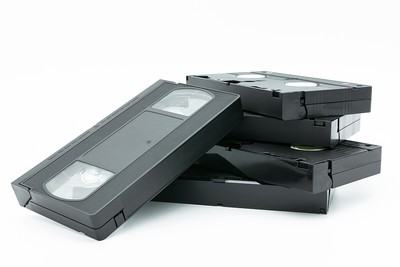 Pile of VHS Tapes