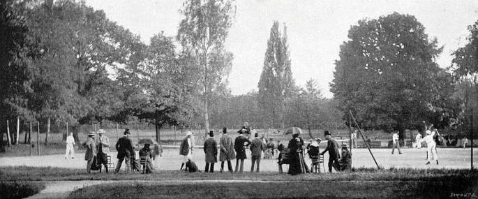 Racinf Club de France Tennis Courts in 1897