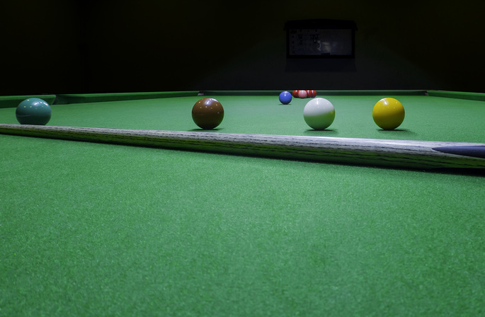 Snooker Table from Baulk Area