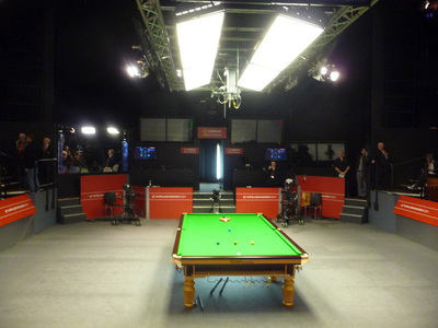 Snooker Table at the Crucible Theatre