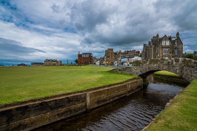 The Swilcan Bridge at St Andrews