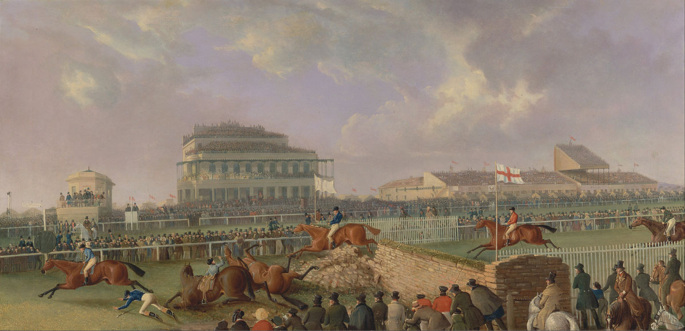 Aintree Grand National Painting by William Tasker