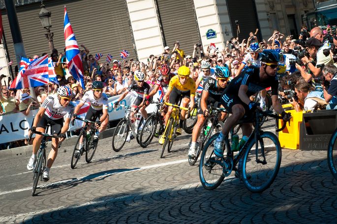 Tour de France 2012 Final Stage Riders