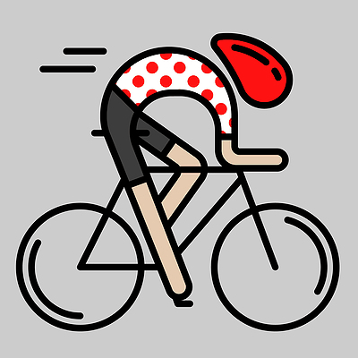 Tour de France Polka Dot Jersey Icon