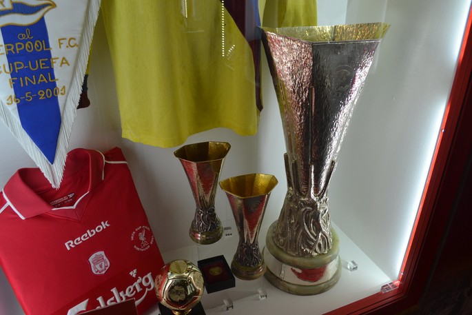 UEFA Cup Final 2001 Memorabilia at Anfield, Liverpool