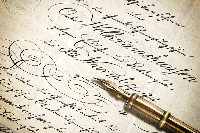 Vintage Letter and Pen