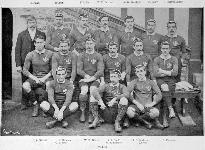 Welsh Rugby Team in 1895