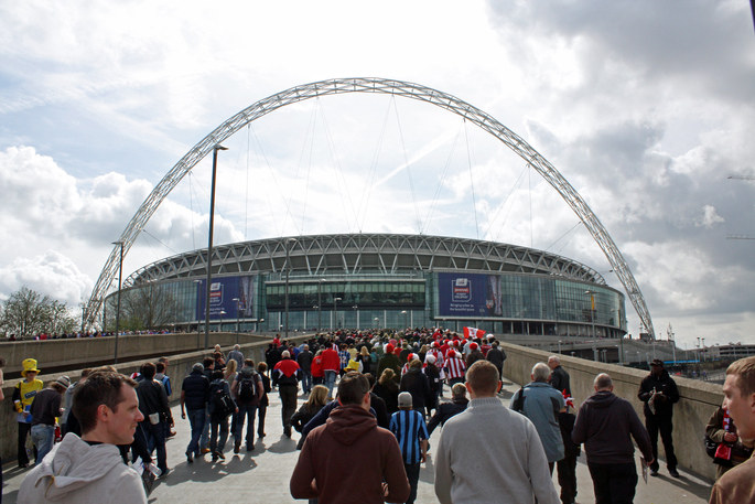 Wembley Stadium and Wembley Way