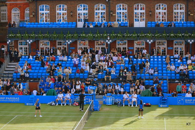Doubles Match at Queen's Tennis Club Tournament
