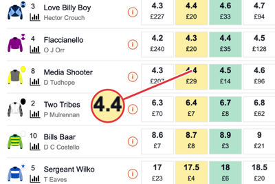 Highlighting odds